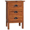 vidaXL Nachttisch 40x35x60 cm Massivholz Teak