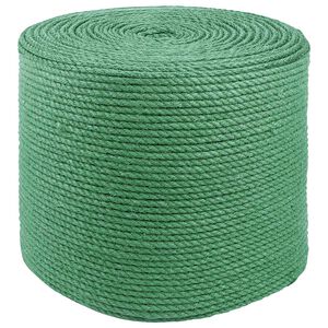vidaXL 4 mm Gr&uuml;n 100% Tossa Jute