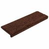 vidaXL Stufenmatten 30 Stk. 65x21x4 cm Braun Rechteckiger Rand