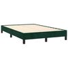 vidaXL Bettgestell ohne Matratze Dunkelgr&uuml;n 120x190 cm Samt