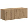 vidaXL TV-Wandregal-Set Wandmontiert 6 pcs Artisan-Eiche