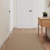 vidaXL Teppichl&auml;ufer Sisal-Optik Sandfarben 80x150 cm