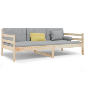 vidaXL Tagesbett ohne Matratze 90x190 cm Massivholz Kiefer