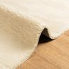 vidaXL Bereichsteppiche HUARTE Creme 1000 x 80 cm Polyester