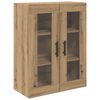 vidaXL Highboard 2 pcs Artisan-Eiche Holzwerkstoff