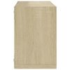 vidaXL W&uuml;rfelregale 6 Stk. Sonoma-Eiche 22x15x22 cm
