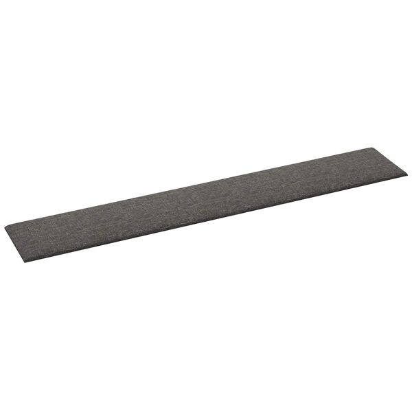 vidaXL Wandkopfteilen 12 pcs Dunkelgrau 90 x 15 cm Stoff