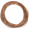 vidaXL Leder Schnur Braun &Oslash;1,5 mm x 5 m Leder