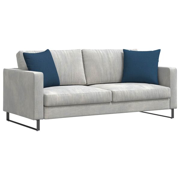 vidaXL Sofakissen 2 pcs Blau 45 x 45 cm Stoff