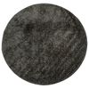 vidaXL Teppich ISTAN Hochflor Gl&auml;nzend Anthrazit &Oslash; 120 cm