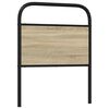 vidaXL Ersatz-Kopfteil Sonoma-Eiche 80 cm Stahl und Holzwerkstoff