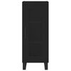 vidaXL Sideboard Schwarz 34,5x34x90 cm Holzwerkstoff
