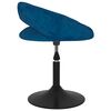 vidaXL Esszimmerst&uuml;hle 4 Stk. Drehbar Blau Samt