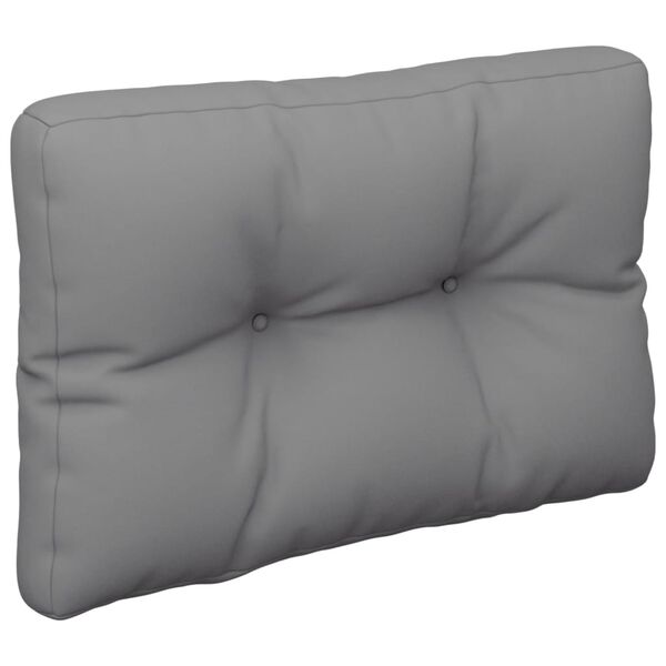 vidaXL Palettenkissen Grau 50x40x12 cm Stoff