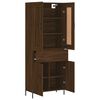 vidaXL Highboard Braun Eichen-Optik 69,5x34x180 cm Holzwerkstoff