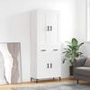 vidaXL Highboard Wei&szlig; 69,5x34x180 cm Holzwerkstoff