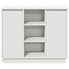 vidaXL LED-Sideboard Wei&szlig; 90 x 32 x 75 cm Holzwerkstoff