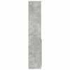 vidaXL Highboard Betongrau 70x35x180 cm Holzwerkstoff