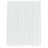 vidaXL Spitzenvorhang mit Vorh&auml;ngen Floral Wei&szlig; 240 x 300 cm Polyester