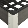 vidaXL Garten-Hochbeet Grau 120x40x75 cm WPC