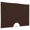vidaXL Balkon Sichtschutz 200 x 300 cm Polyester Rechtwinklig Braun