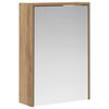 vidaXL Badezimmerspiegelschrank Kunsthandwerk Eiche 43 x 16 x 62.5 cm