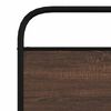 vidaXL Bettgestell ohne Matratze 100x200 cm Braun Eichen-Optik