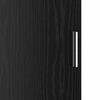 vidaXL Schreibtisch 2 pcs Schwarz Eichen-Optik