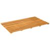 vidaXL Badematte Braun 80 x 48 x 2,5 cm Massivholz Akazie
