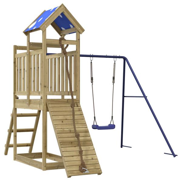 vidaXL Spielturm Impr&auml;gniertes Kiefernholz