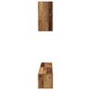 vidaXL TV-Schrankset Wandmontiert 5 pcs Altholz Holzwerkstoff