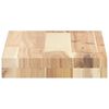 vidaXL Schweberegale 2 Stk. 40x20x4 cm Massivholz Akazie Unbehandelt