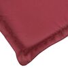 vidaXL Sonnenliegen-Auflage Weinrot 186x58x4 cm Oxford-Gewebe