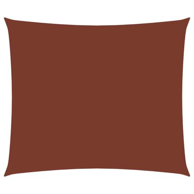 vidaXL Sonnensegel Oxford-Gewebe Rechteckig 2,5x4 m Terrakotta-Rot