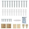 vidaXL Venetianer Jalousie Hellbraun mit Muster 150 x 120 cm PVC