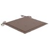 vidaXL Gartenst&uuml;hle 8 Stk. mit Kissen Massivholz Teak