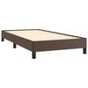 vidaXL Bettgestell Braun 80x200 cm Kunstleder