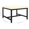 vidaXL 10-tlg. Garten-Lounge-Set mit Kissen Poly Rattan Schwarz