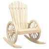 vidaXL Adirondack-Schaukelst&uuml;hle 2 Stk. Massivholz Tanne