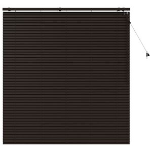 vidaXL Venezianische Jalousie Dunkelbraun 145 x 160 cm 35 mm