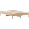 vidaXL Massivholzbett ohne Matratze 140x190 cm Kiefernholz