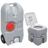vidaXL Tragbare Camping-Toilette mit Wasserbeh&auml;lter