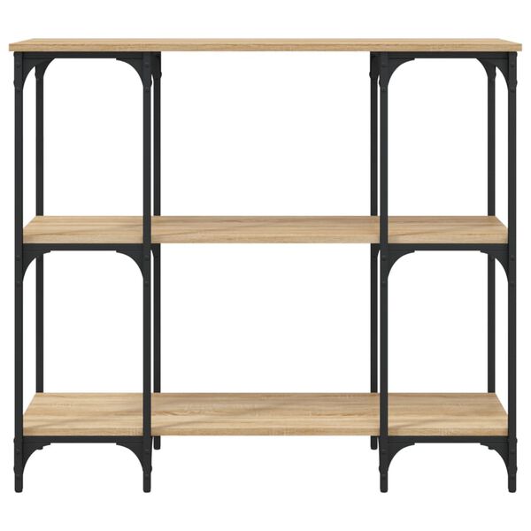 vidaXL Konsolentisch Sonoma-Eiche 102x35x90 cm Holzwerkstoff