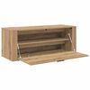 vidaXL Schuhschrank Artisan-Eiche 100 x 35 x 38 cm Holzwerkstoff