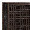 vidaXL Kissenbox mit Speicher Braun 50 x 50 x 50 cm Poly-Rattan