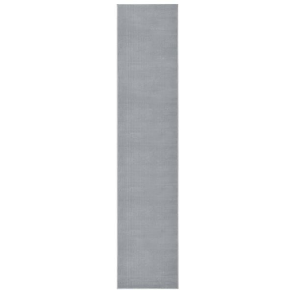 vidaXL Teppichl&auml;ufer BCF Grau 80x400 cm