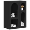 vidaXL Sideboard Schwarz 59 x 35 x 80,5 cm Holzwerkstoff