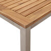 vidaXL Outdoortisch-Set 5 pcs Braun Massivholz Teak