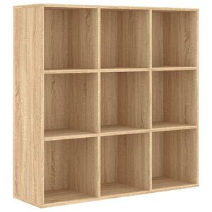 vidaXL B&uuml;cherregal Sonoma-Eiche 98x29x97,5 cm Holzwerkstoff