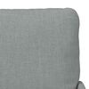 vidaXL Sofas mit Kissen 55cm Hellgrau Sperrholz